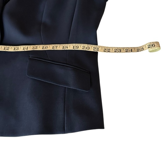 NWT TALBOTS WOOL BLEND NAVY THEEE BUTTON BLAZER SIZE 18 - Picture 11 of 13
